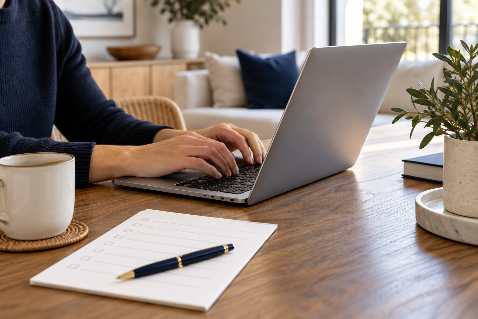 Completing an online rental application